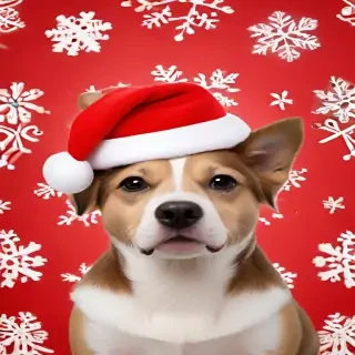 dog christmas backgrounds