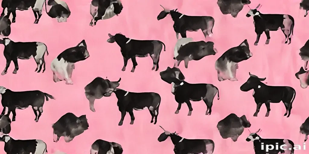 pink cow print wallpaper