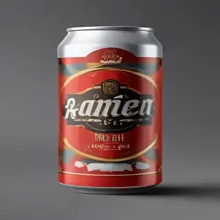 beer can mockup