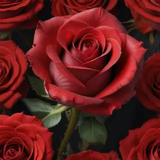 image of a red rose