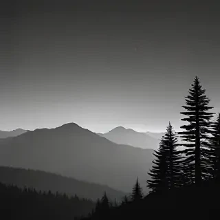 mountain silhouette