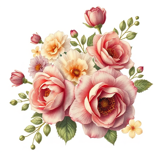 vintage flowers png