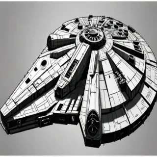 millennium falcon clip art