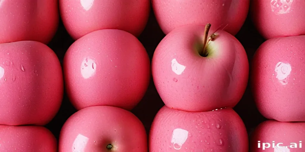 pink apple wallpaper