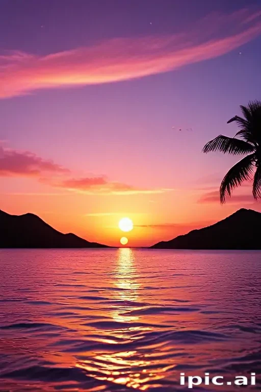 cute sunset wallpaper