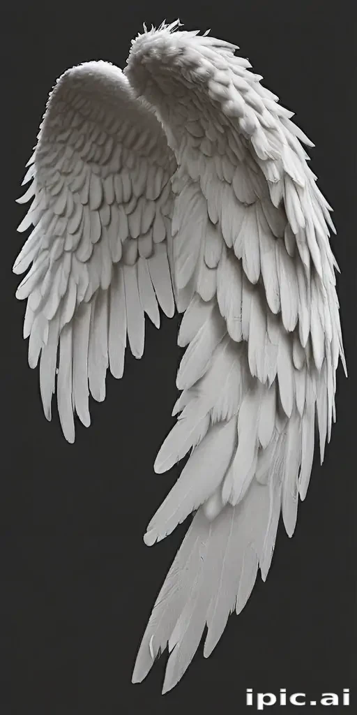 realistic angel wings png