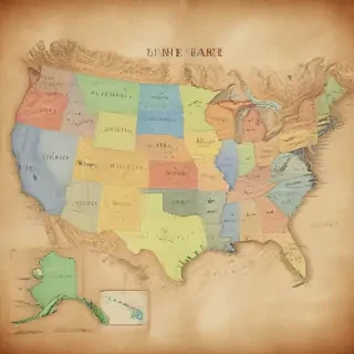 map united states