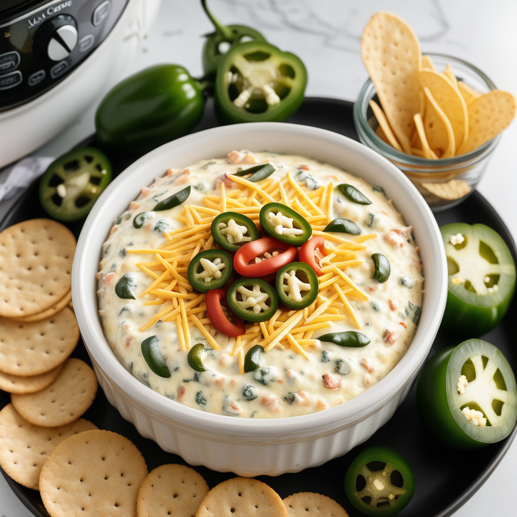 slow cooker jalapeno popper dip