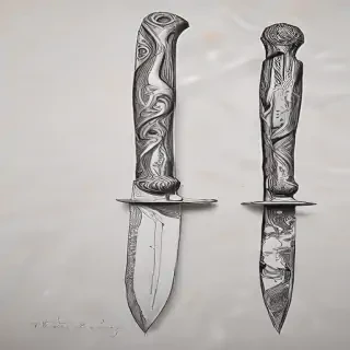 knife drawings