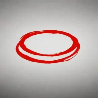 red circle