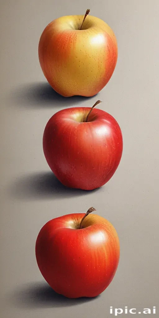 drawings of apples