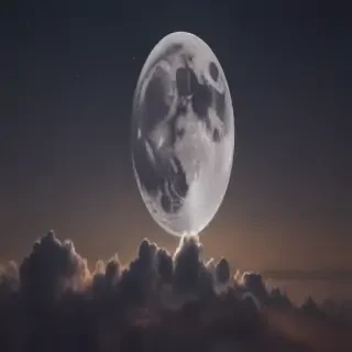 aesthetic crescent moon