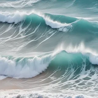 waves transparent