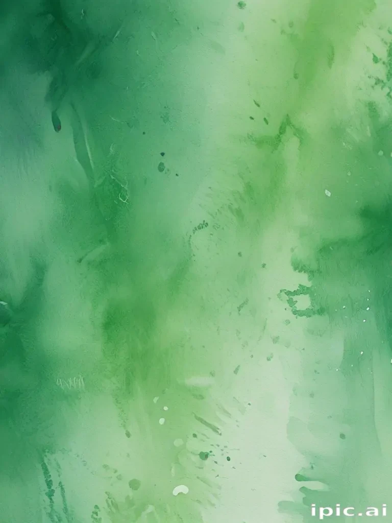 watercolor green background