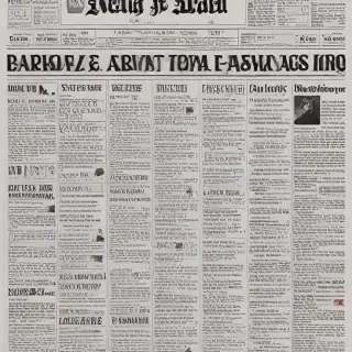 newspaper transparent