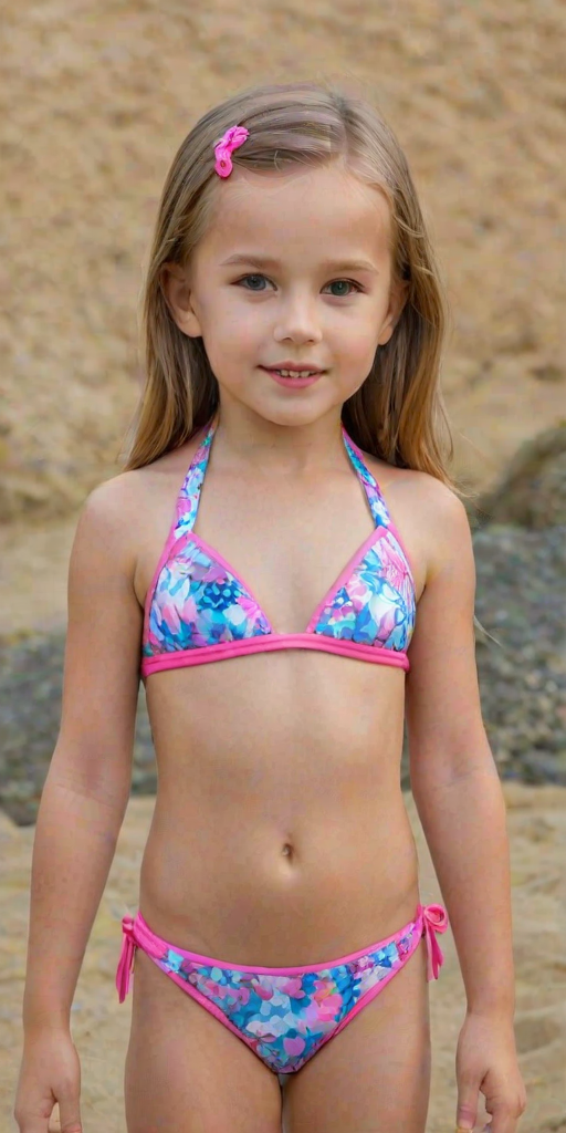 ai little girl bikini