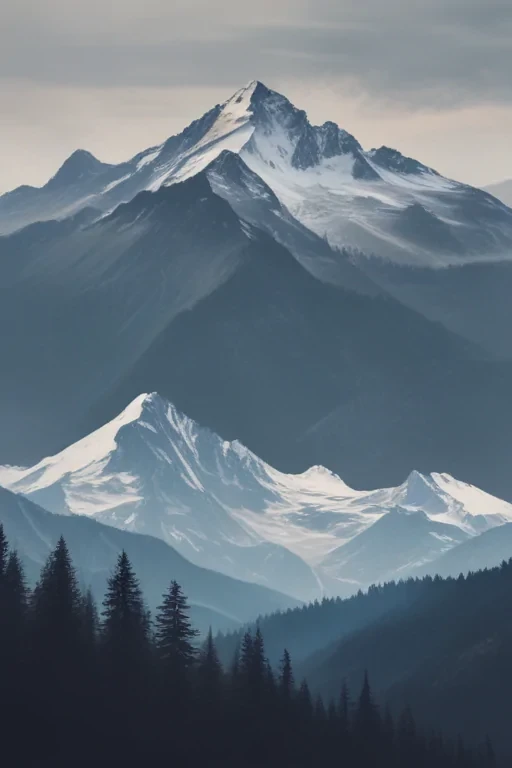 mountains transparent