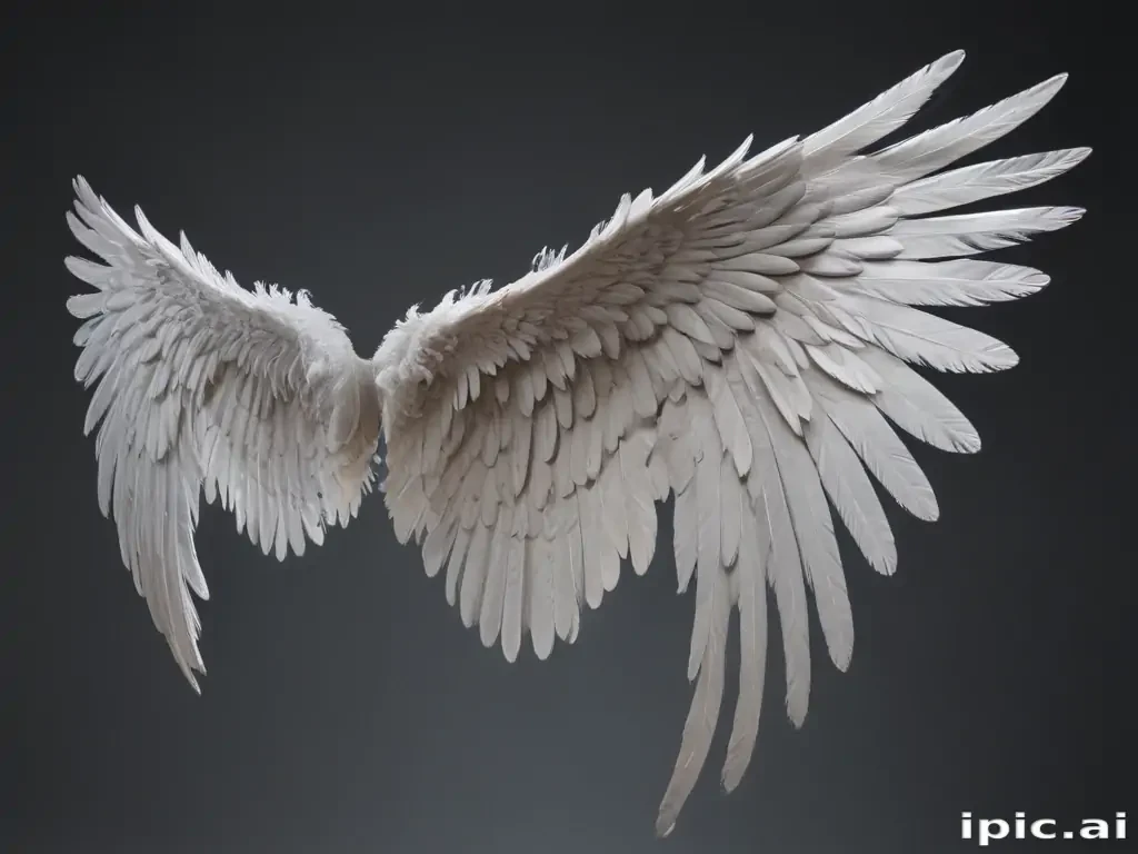 angel wings transparent background