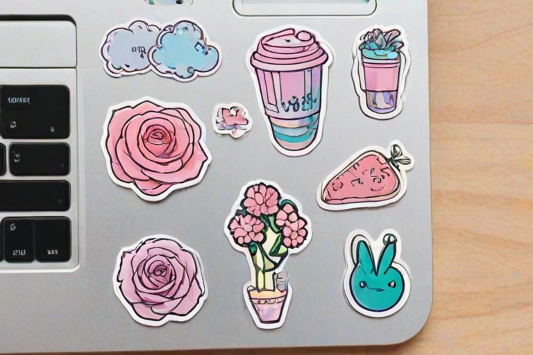 transparent aesthetic stickers