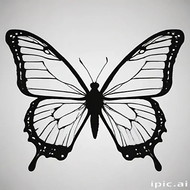 butterfly outline