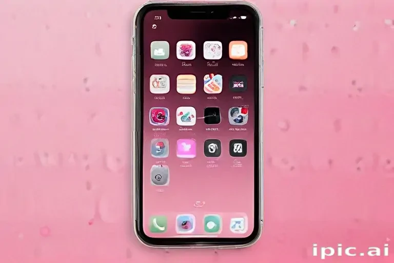 pink home screen