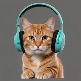 cat headphones png
