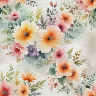 watercolor floral background