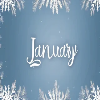 january background