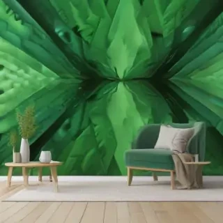 green abstract wallpaper