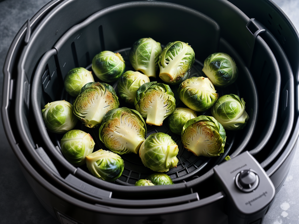 frozen brussel sprouts in air fryer
