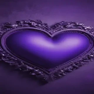 purple wallpaper heart