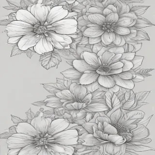 flower outline png
