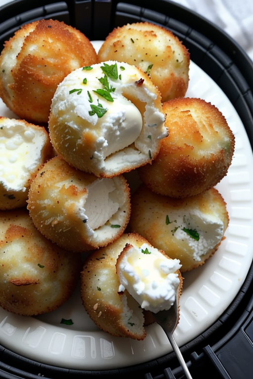 air fryer goat cheese balls