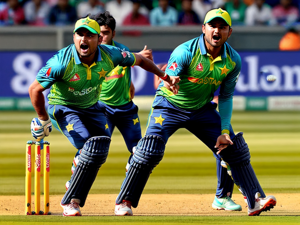 A person who worn Pakistan's team kit name with Azhar Ali watching ...