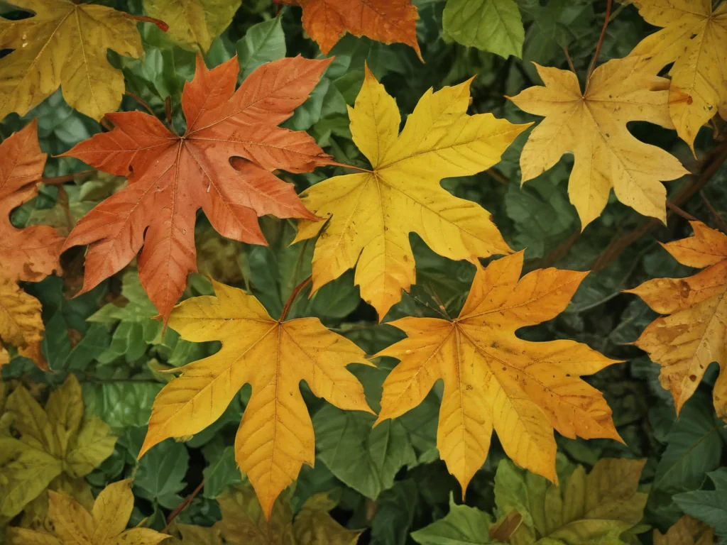 background leaves