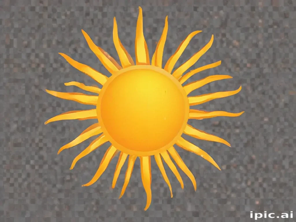 transparent background sun clipart
