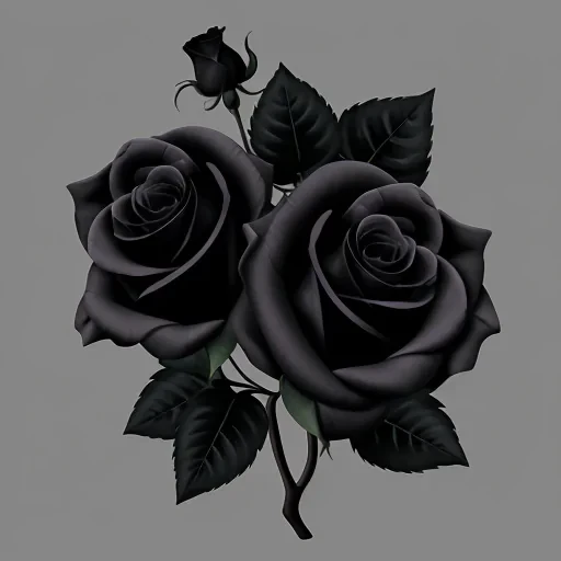 black roses png