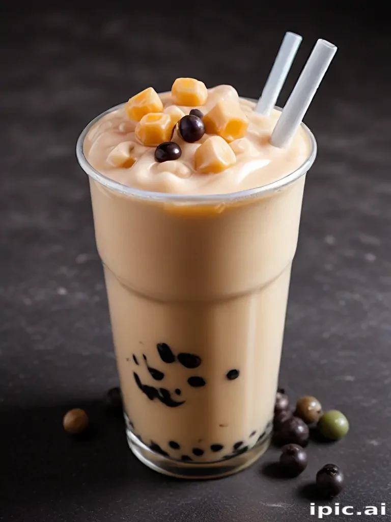 milk tea boba wallpaper