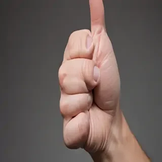 thumbs down