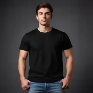high resolution black t shirt template