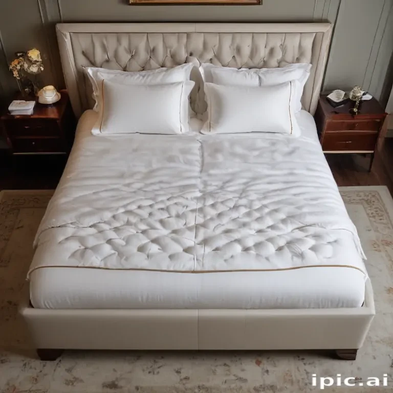bed top view