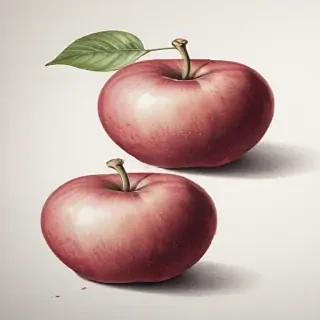drawings of apples