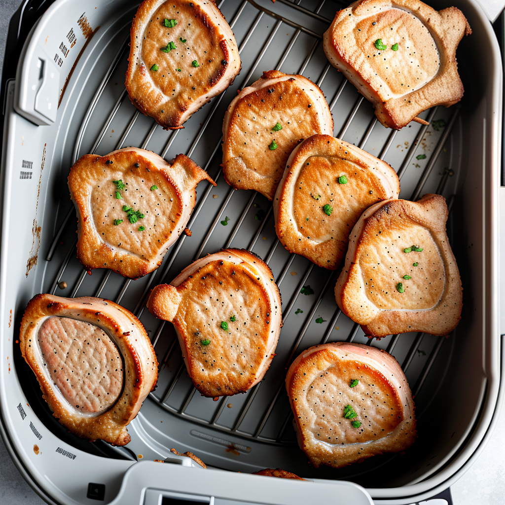 shake and bake air fryer pork chops