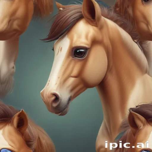 image of a cartoon horse