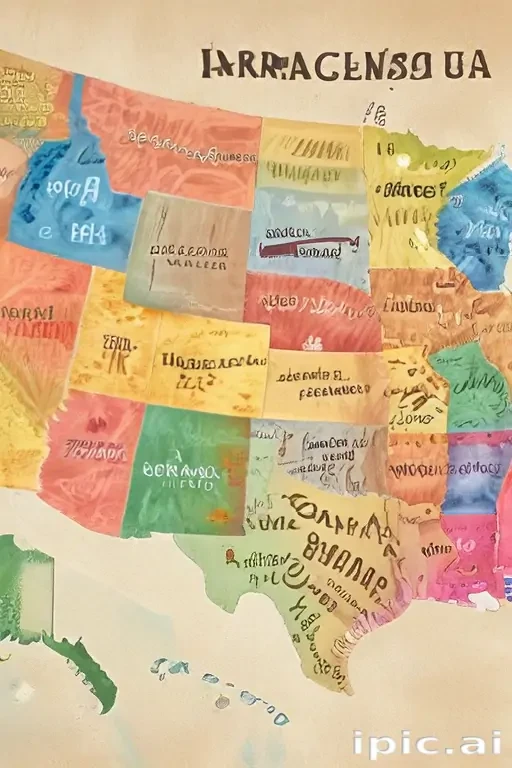 usa map states