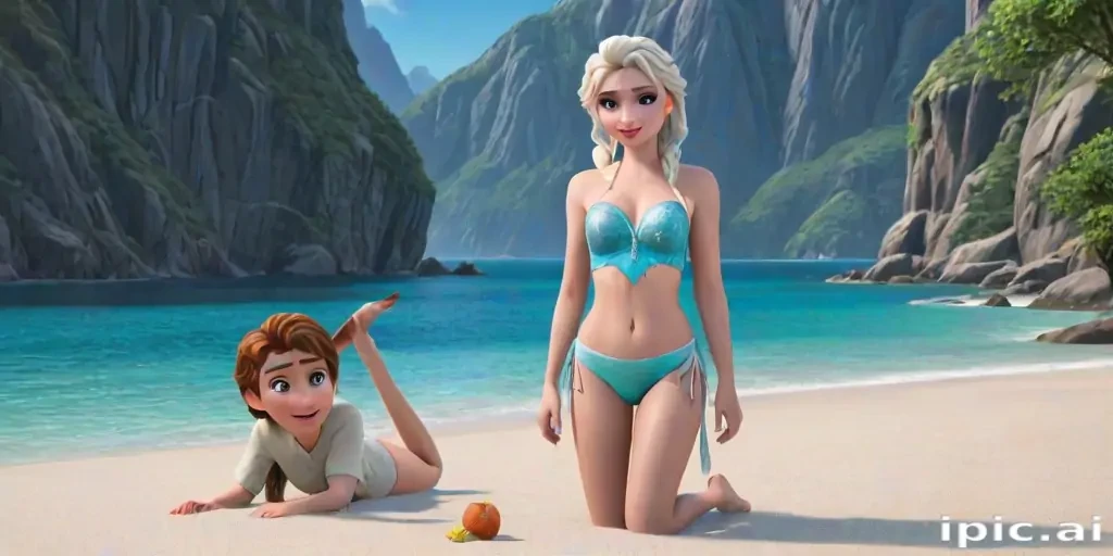 frozen elsa bikini