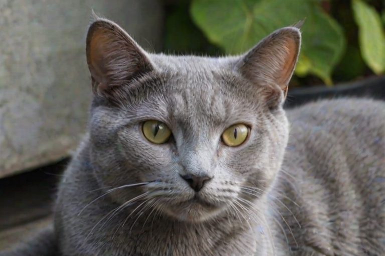 grey cat