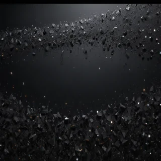 black background with glitter