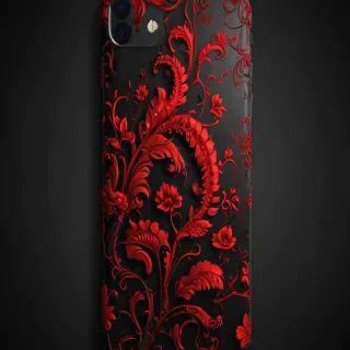black and red wallpaper iphone