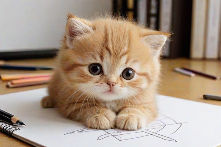 cuteing drawing